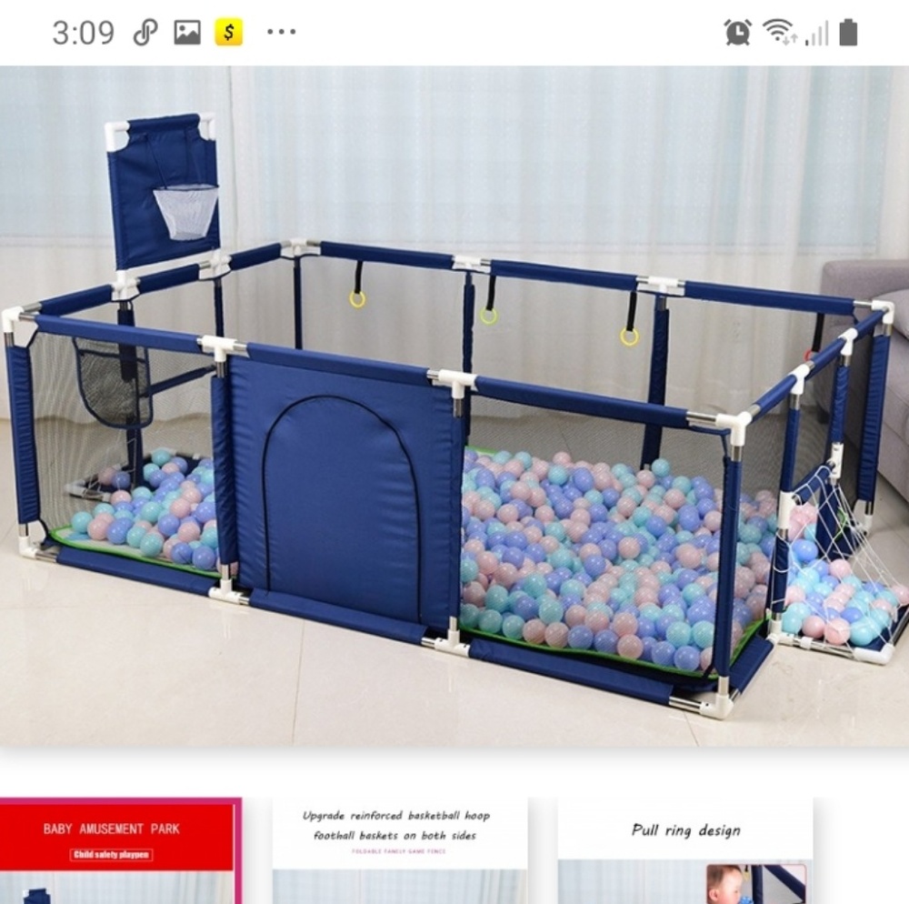 IMBABY Baby Playpen For Children Pool Balls